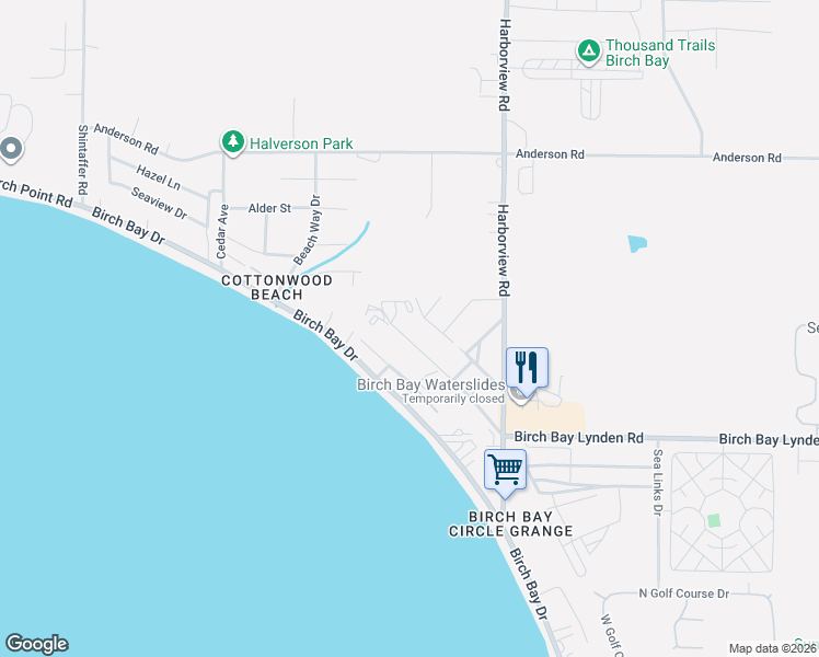 map of restaurants, bars, coffee shops, grocery stores, and more near 4980 Morgan Drive in Blaine