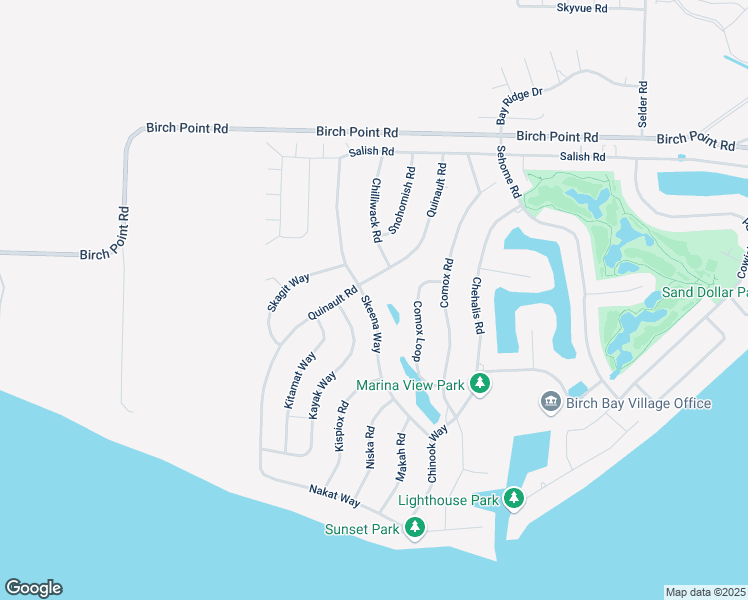 map of restaurants, bars, coffee shops, grocery stores, and more near 8168 Skeena Way in Blaine