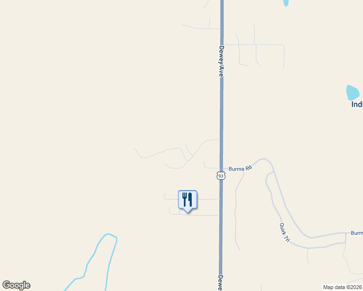 map of restaurants, bars, coffee shops, grocery stores, and more near 100-198 Ksana View Road in Eureka