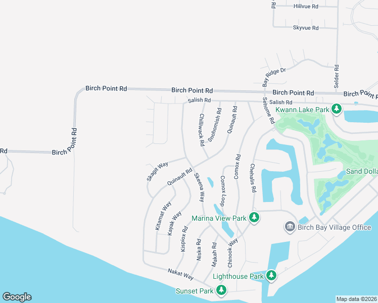 map of restaurants, bars, coffee shops, grocery stores, and more near 8211 Skeena Way in Blaine