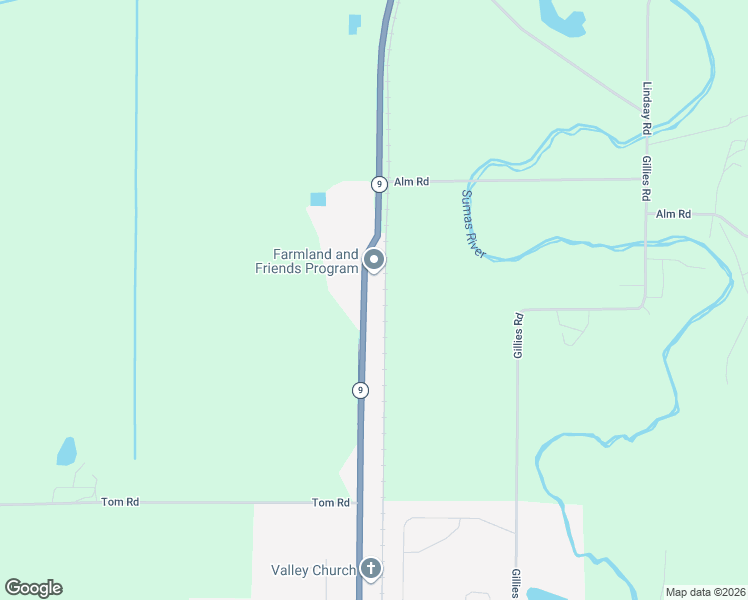 map of restaurants, bars, coffee shops, grocery stores, and more near 1410 Nooksack Road in Nooksack