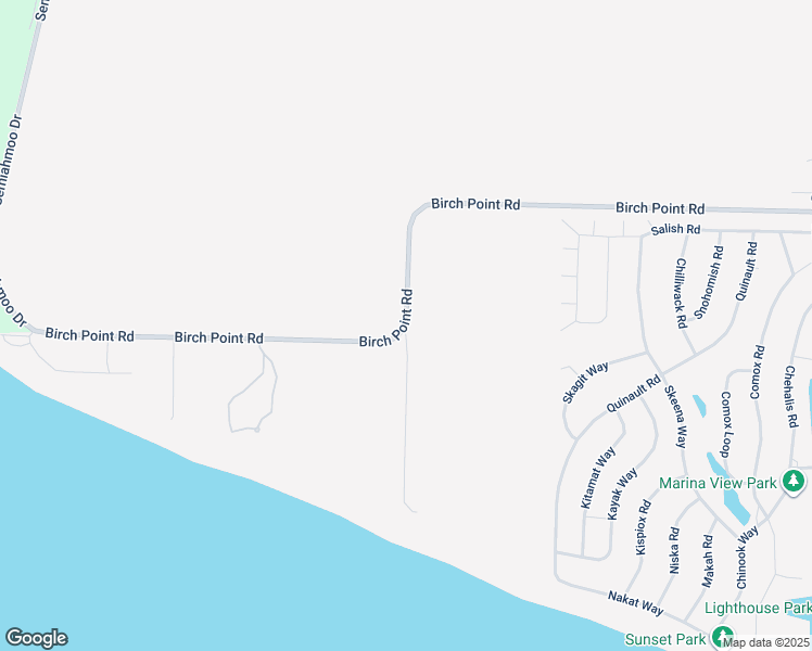 map of restaurants, bars, coffee shops, grocery stores, and more near 5931 Birch Point Road in Blaine
