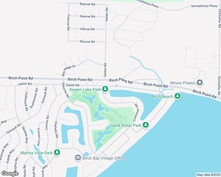 map of restaurants, bars, coffee shops, grocery stores, and more near 5492 Salish Road in Blaine