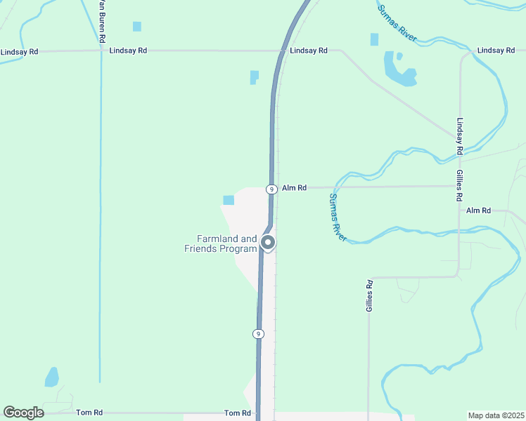 map of restaurants, bars, coffee shops, grocery stores, and more near 8331 Nooksack Road in Everson