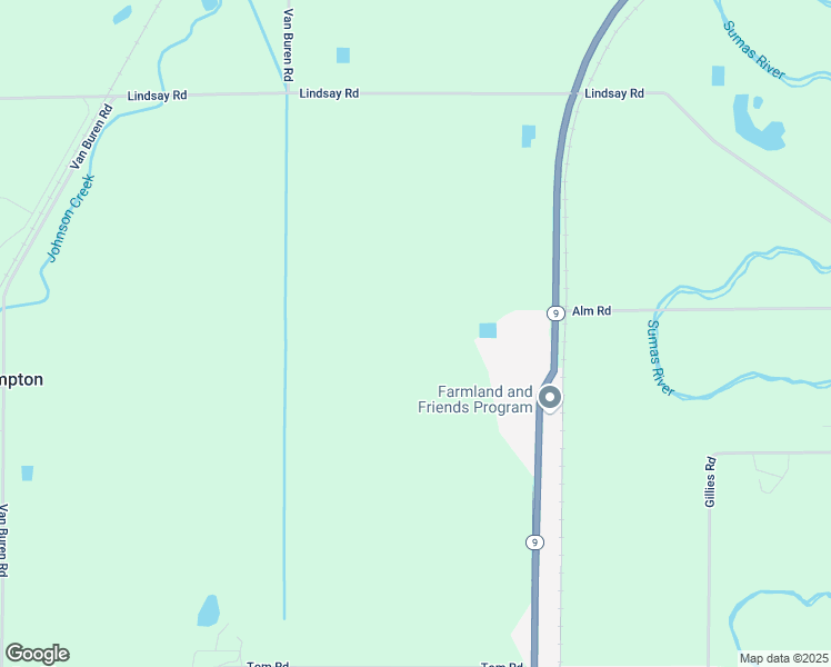 map of restaurants, bars, coffee shops, grocery stores, and more near 8331 Nooksack Road in Everson