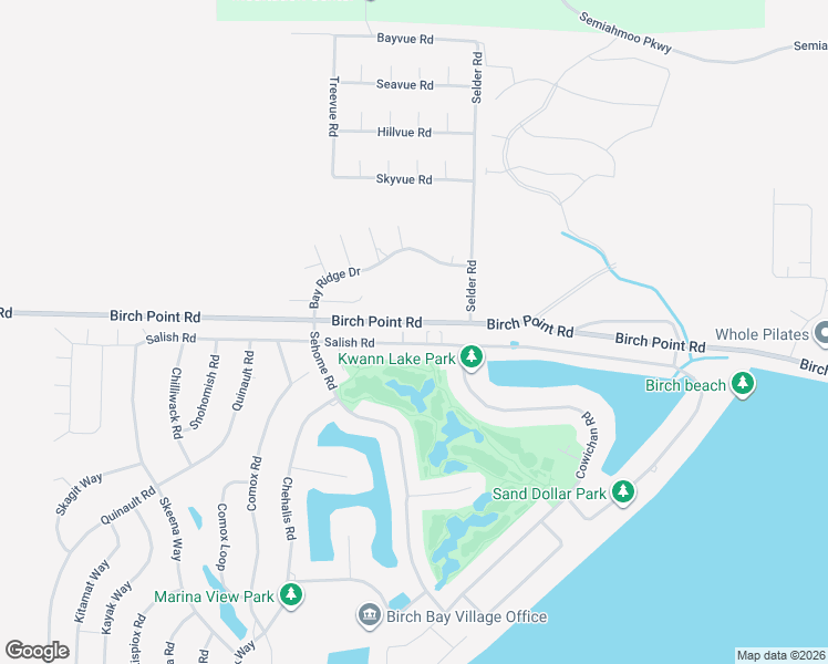 map of restaurants, bars, coffee shops, grocery stores, and more near 5550 Salish Road in Blaine