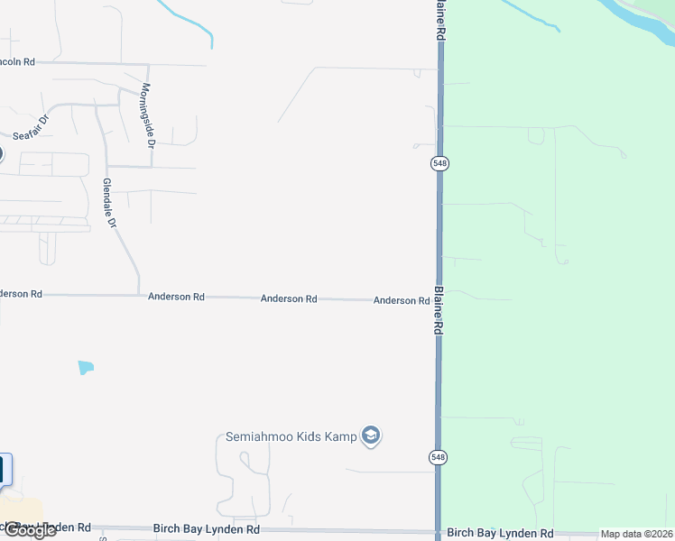map of restaurants, bars, coffee shops, grocery stores, and more near 4584 Anderson Road in Blaine
