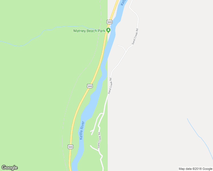 map of restaurants, bars, coffee shops, grocery stores, and more near 3733 Sand Creek Road in Kettle Falls