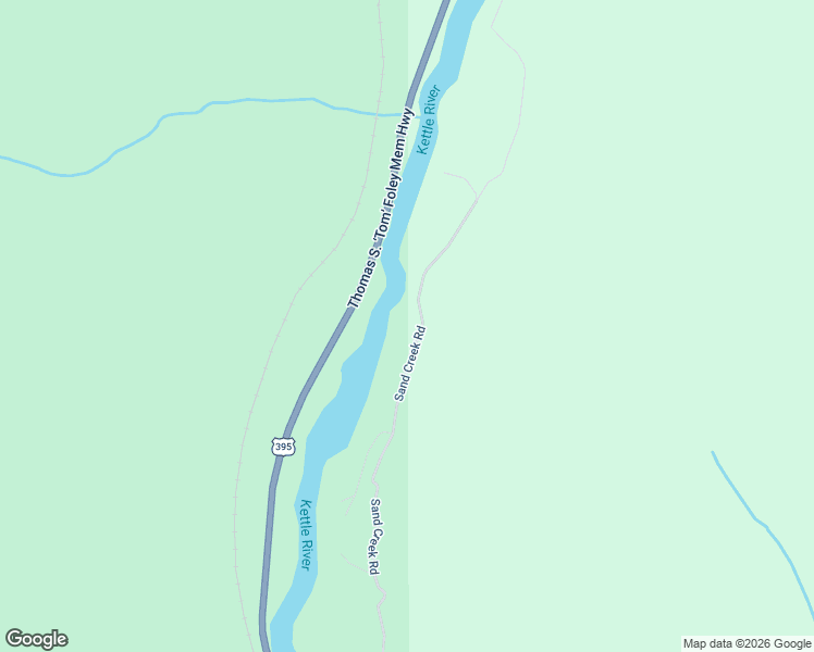 map of restaurants, bars, coffee shops, grocery stores, and more near 3733 Sand Creek Road in Kettle Falls