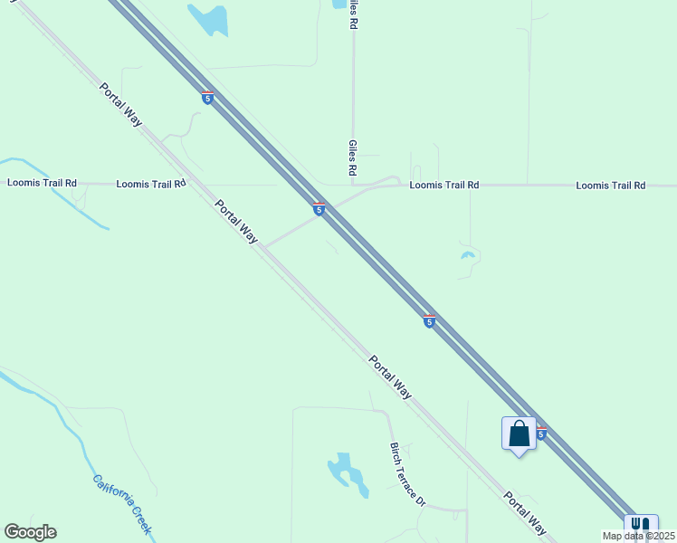 map of restaurants, bars, coffee shops, grocery stores, and more near 8420 Portal Way in Blaine