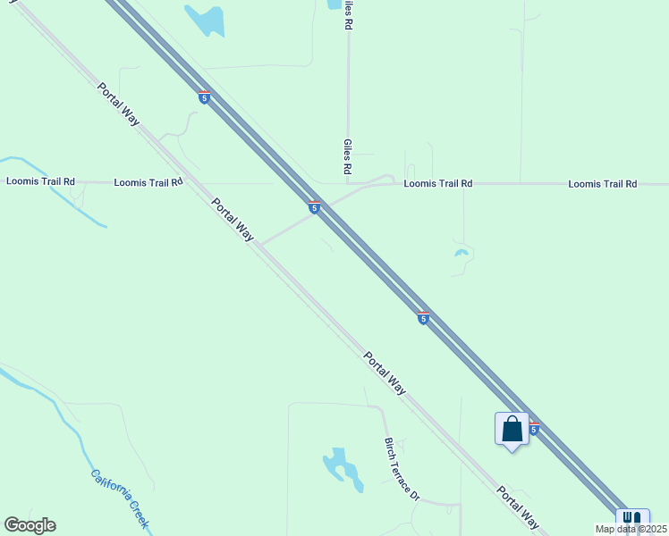 map of restaurants, bars, coffee shops, grocery stores, and more near 8420 Portal Way in Blaine