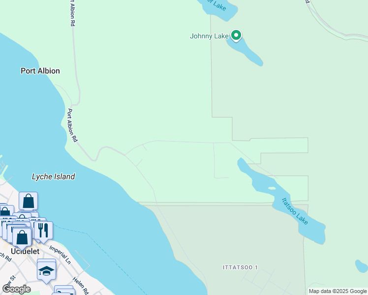 map of restaurants, bars, coffee shops, grocery stores, and more near 66 Sutton Road in Port Albion
