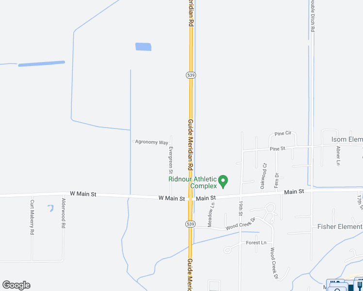 map of restaurants, bars, coffee shops, grocery stores, and more near 8497 Guide Meridian Road in Lynden