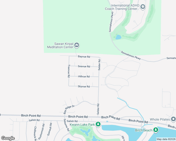 map of restaurants, bars, coffee shops, grocery stores, and more near 5525 Seavue Road in Blaine