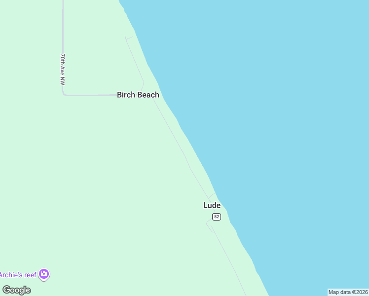 map of restaurants, bars, coffee shops, grocery stores, and more near 6502 Birch Beach Drive Northwest in Williams