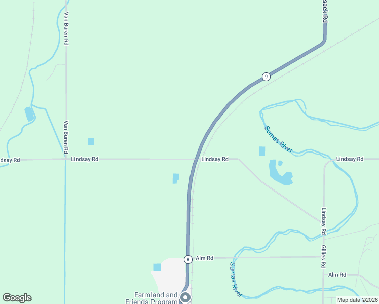map of restaurants, bars, coffee shops, grocery stores, and more near 3084 Lindsay Road in Everson