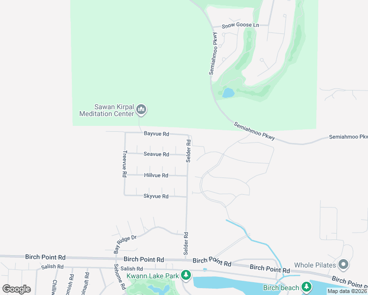 map of restaurants, bars, coffee shops, grocery stores, and more near 5503 Seavue Road in Blaine