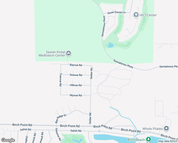 map of restaurants, bars, coffee shops, grocery stores, and more near 5503 Seavue Road in Blaine