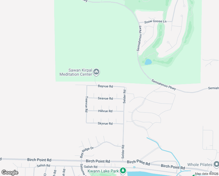 map of restaurants, bars, coffee shops, grocery stores, and more near 5525 Bayvue Road in Blaine