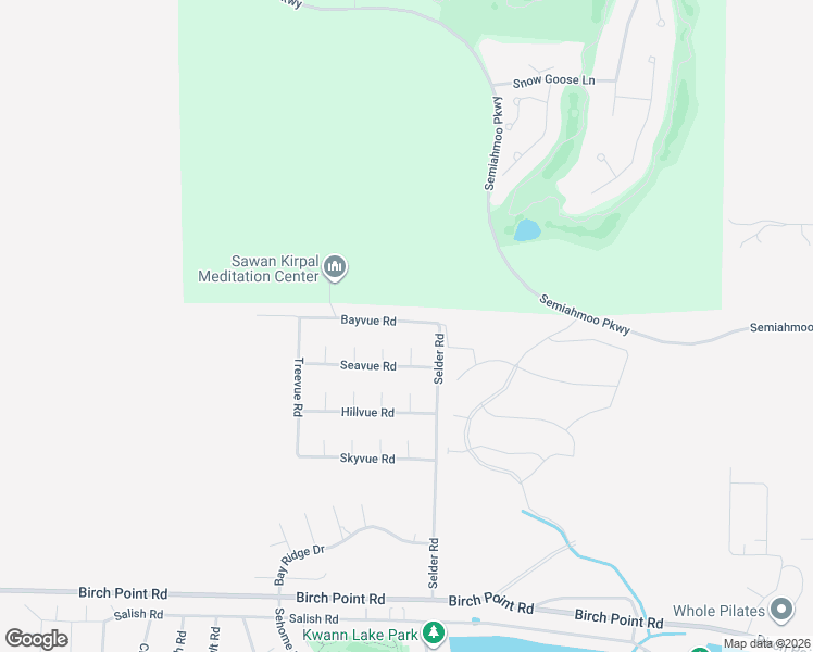 map of restaurants, bars, coffee shops, grocery stores, and more near 5525 Bayvue Road in Blaine