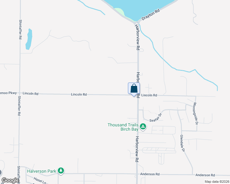 map of restaurants, bars, coffee shops, grocery stores, and more near 4960 Lincoln Road in Blaine