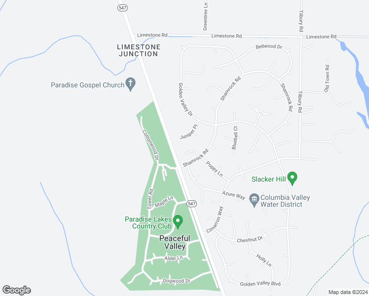 map of restaurants, bars, coffee shops, grocery stores, and more near 6116 Poppy Court in Maple Falls