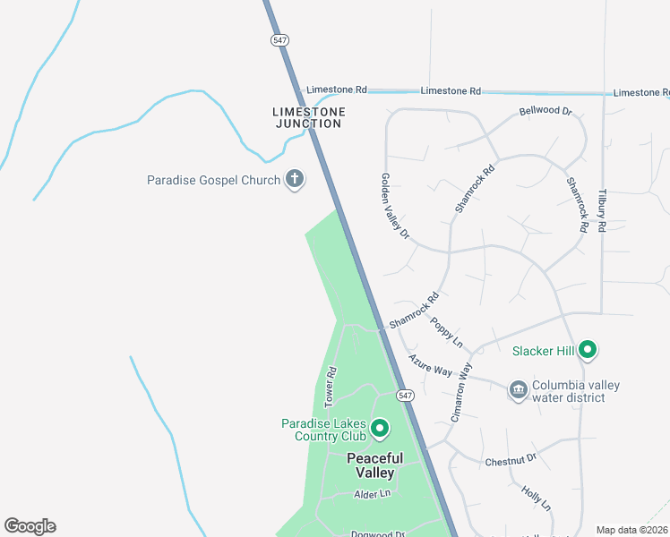 map of restaurants, bars, coffee shops, grocery stores, and more near 3018 Tower Road in Sumas