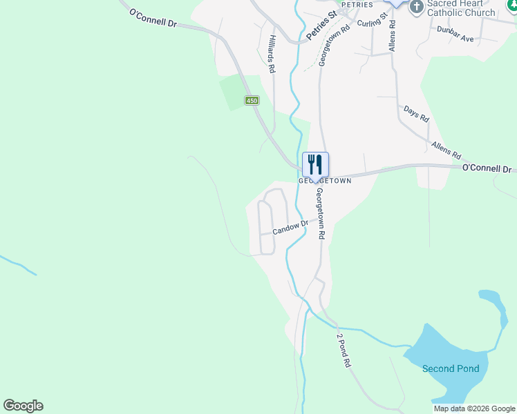 map of restaurants, bars, coffee shops, grocery stores, and more near 22 Glenwood Avenue in Corner Brook
