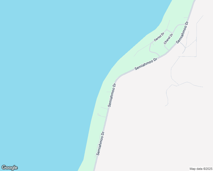 map of restaurants, bars, coffee shops, grocery stores, and more near 8613 Semiahmoo Drive in Blaine