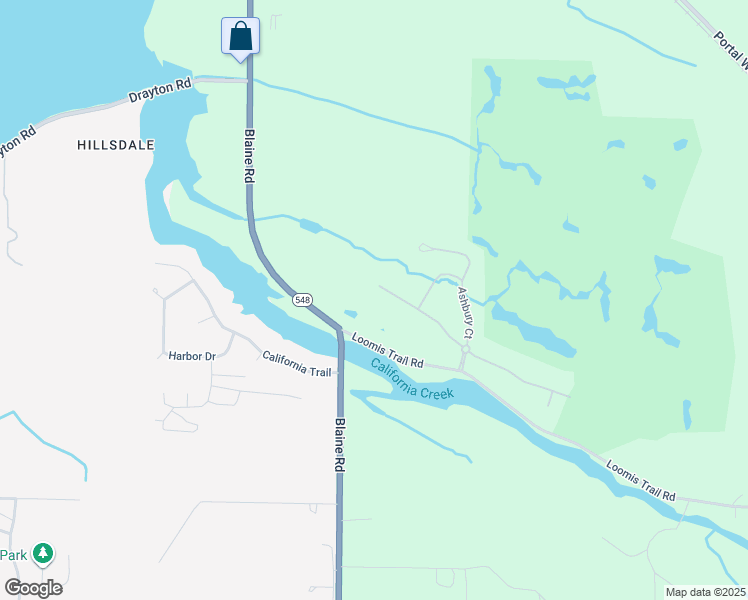 map of restaurants, bars, coffee shops, grocery stores, and more near 4459 Castlerock Drive in Blaine