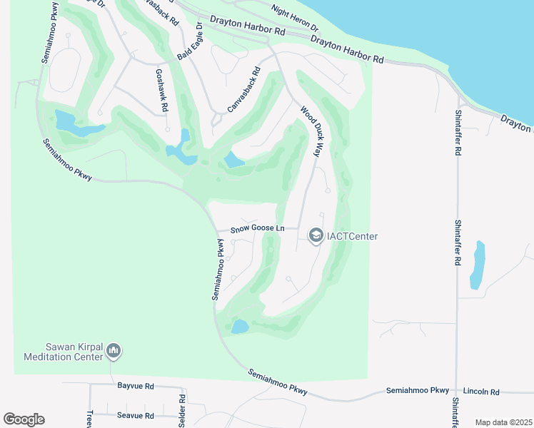 map of restaurants, bars, coffee shops, grocery stores, and more near 5416 Snow Goose Lane in Blaine