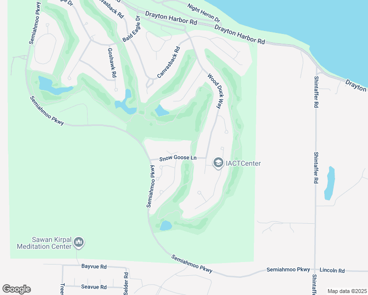 map of restaurants, bars, coffee shops, grocery stores, and more near 8674 Blue Grouse Way in Blaine