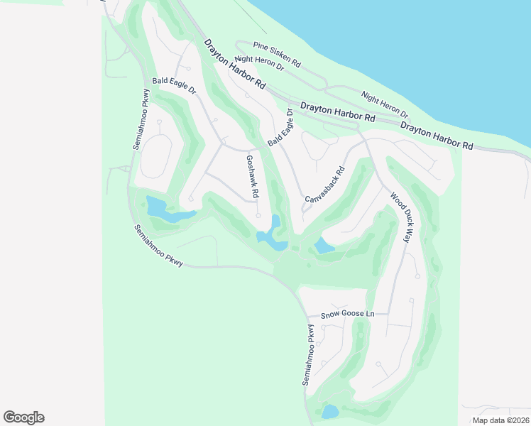 map of restaurants, bars, coffee shops, grocery stores, and more near 8790 Goshawk Road in Blaine