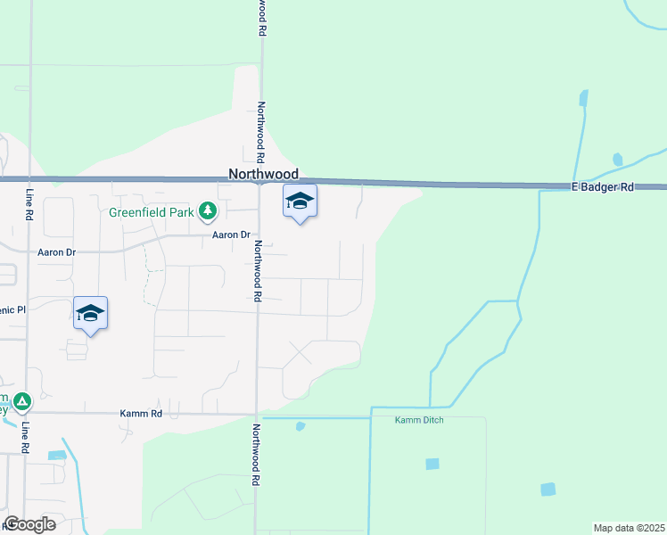 map of restaurants, bars, coffee shops, grocery stores, and more near 2207 Currant Street in Lynden