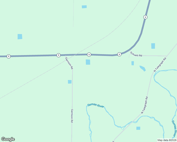 map of restaurants, bars, coffee shops, grocery stores, and more near 3721 East Badger Road in Everson