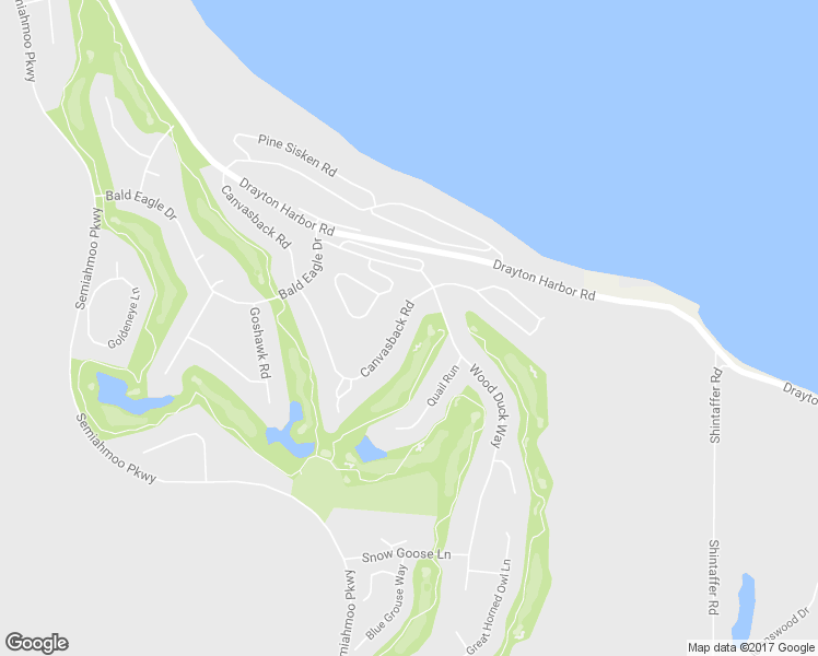 map of restaurants, bars, coffee shops, grocery stores, and more near 5427 Canvasback Road in Blaine