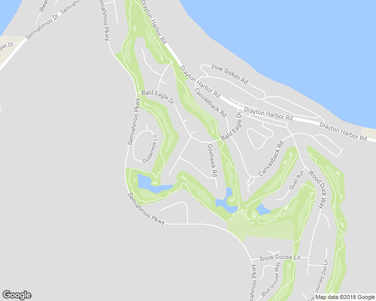 map of restaurants, bars, coffee shops, grocery stores, and more near 8836 Osprey Road in Blaine