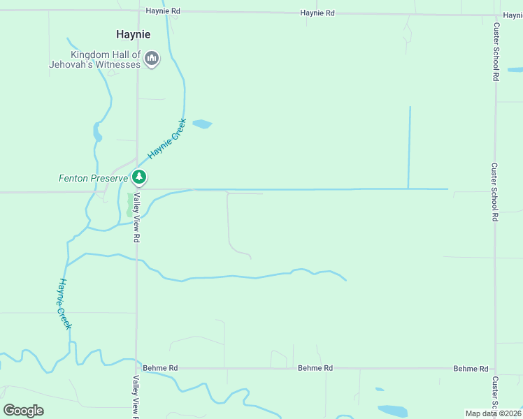 map of restaurants, bars, coffee shops, grocery stores, and more near 3183 McGee Road in Custer