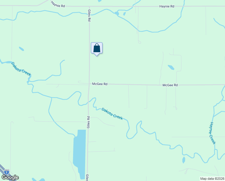 map of restaurants, bars, coffee shops, grocery stores, and more near 3623 McGee Road in Blaine