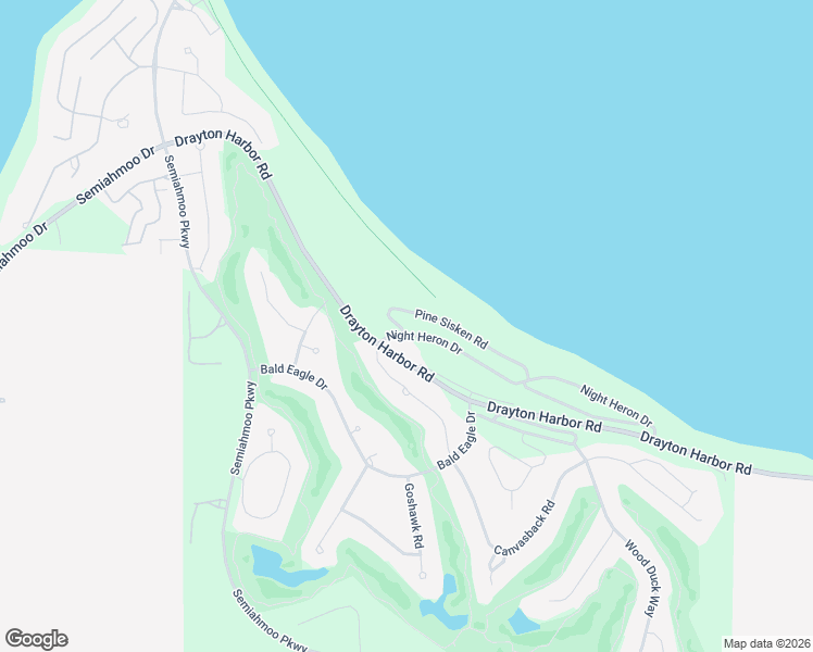 map of restaurants, bars, coffee shops, grocery stores, and more near 5509 Pine Sisken Road in Blaine