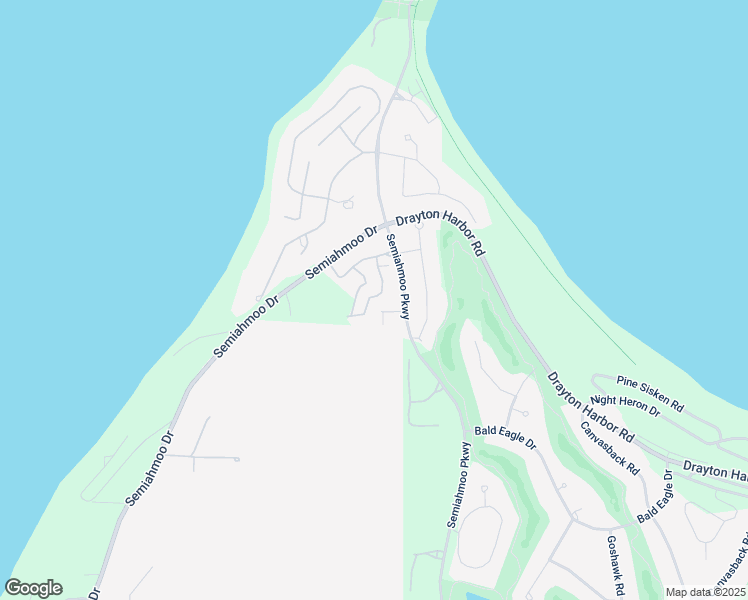 map of restaurants, bars, coffee shops, grocery stores, and more near 9082 Sea Mist Lane in Blaine