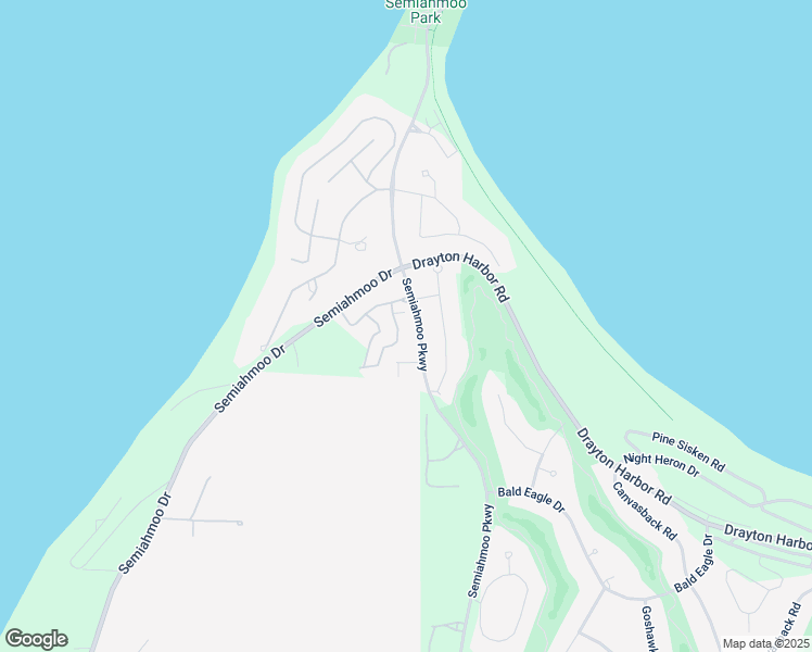 map of restaurants, bars, coffee shops, grocery stores, and more near 9082 Sea Mist Lane in Blaine