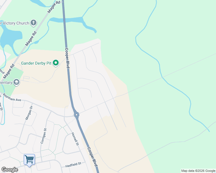 map of restaurants, bars, coffee shops, grocery stores, and more near Bannock Street in Gander