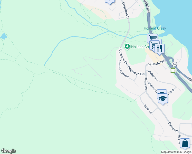map of restaurants, bars, coffee shops, grocery stores, and more near Lavandusky Place in Ladysmith