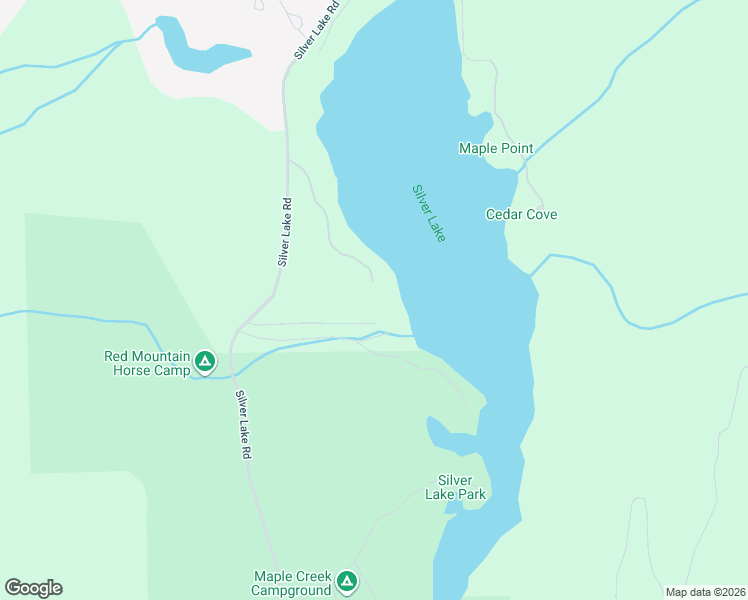 map of restaurants, bars, coffee shops, grocery stores, and more near 9395 Black Mountain Lane in Maple Falls