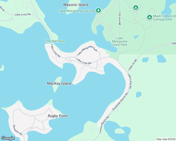 map of restaurants, bars, coffee shops, grocery stores, and more near 31 Lake Metigoshe Park in Bottineau