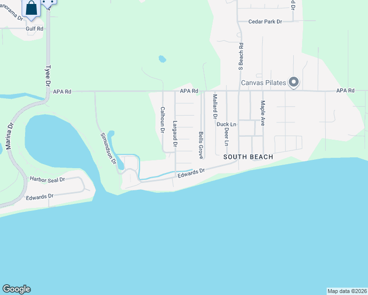 map of restaurants, bars, coffee shops, grocery stores, and more near 1922 Patos Way in Point Roberts