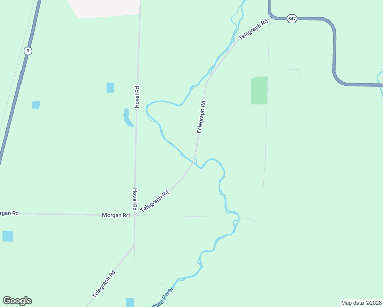 map of restaurants, bars, coffee shops, grocery stores, and more near 9295 Telegraph Road in Sumas