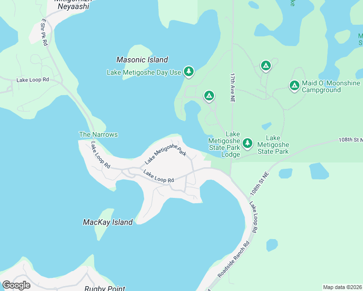 map of restaurants, bars, coffee shops, grocery stores, and more near 332 Lake Metigoshe Park in Bottineau