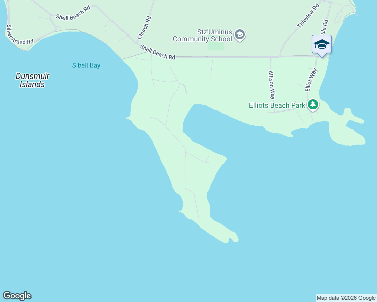 map of restaurants, bars, coffee shops, grocery stores, and more near 11780 Fairtide Road in Ladysmith